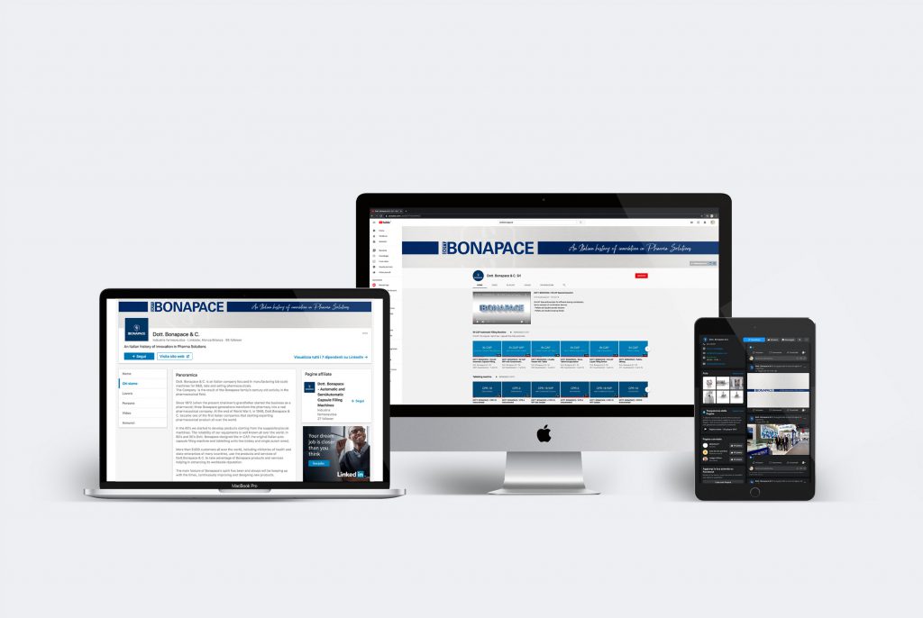 Web design: esempio di interfaccia per un sito web